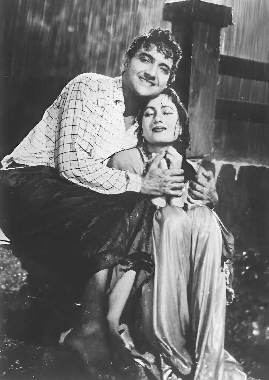Barsaat Ki Raat, the rain sequence
